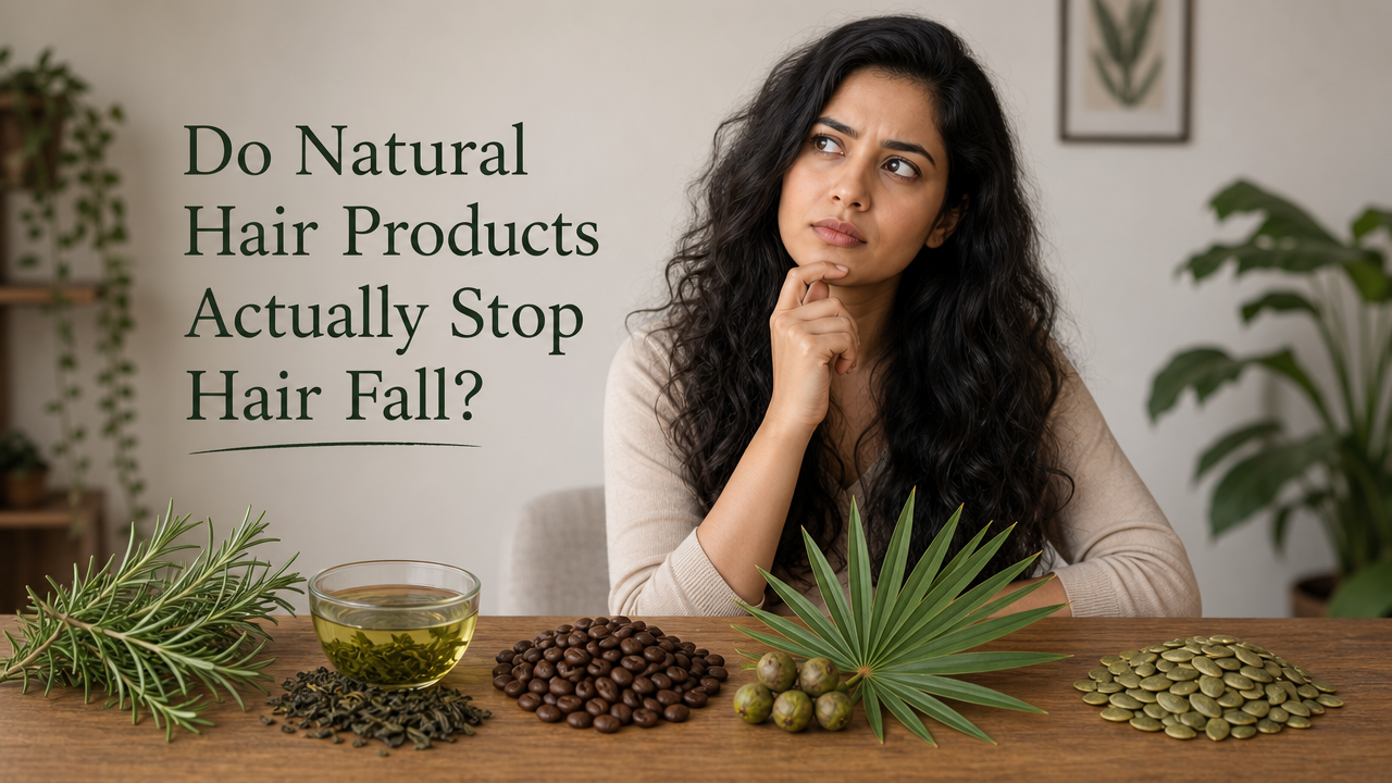 Can Natural Hair Products Actually Stop Hair Fall?