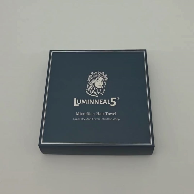Luminneal5® Microfiber Hair Towel